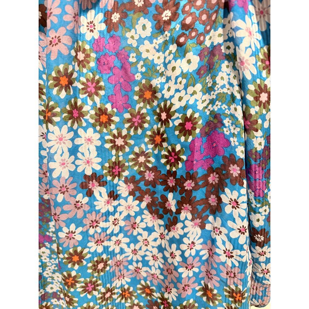 Kate Spade New York Pacific Petals Chiffon Blouse - Picture 7 of 8